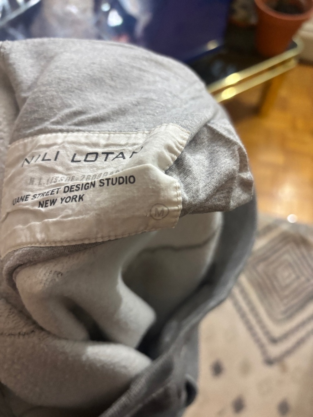 NILI LOTAN grey sweatpants Made in the USA * accepting offers - Picture 2 of 5